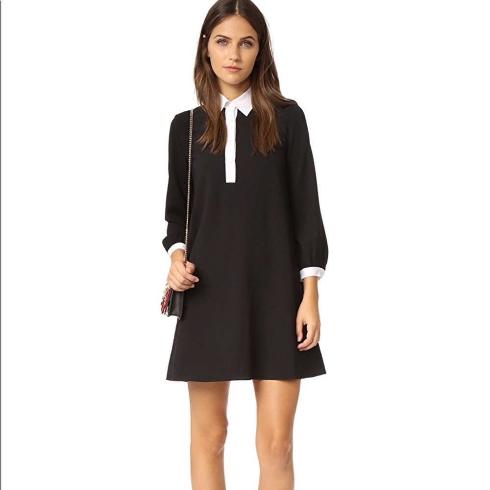 Alice + Olivia Fatima Collared Shift Dress Size XS